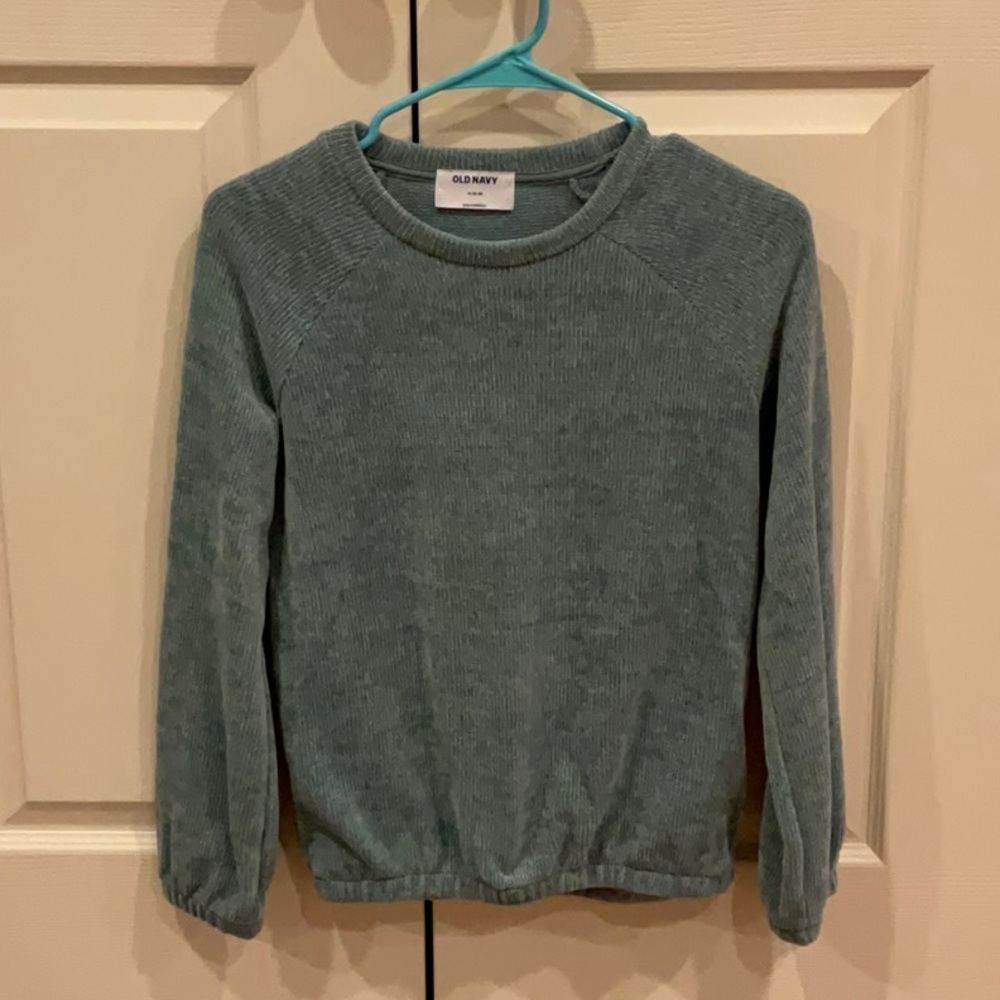 Turquoise girls sweater